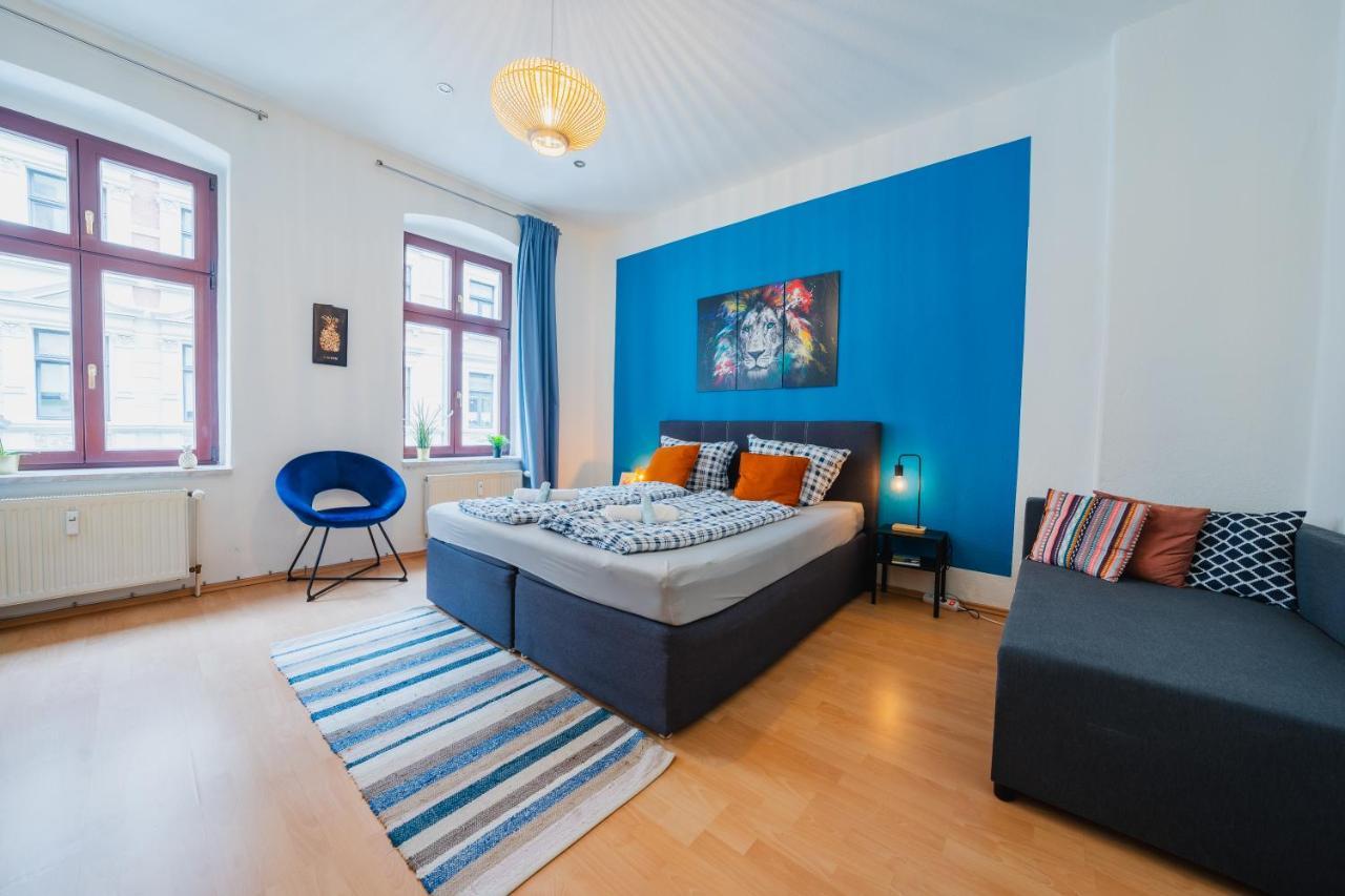 Blue Chili 08 - Magdeburg 2-Zimmer Altbau, Wi-Fi, 5 Pax Экстерьер фото